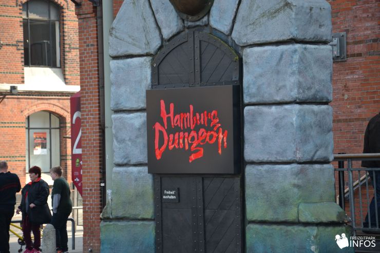 Foto: Freizeitparkinfos.de, Hamburg Dungeon Eingang