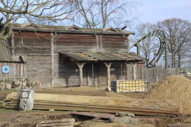 Foto: HANSA-PARK, Kärnan 2015, Bau-Update 26.02.2015
