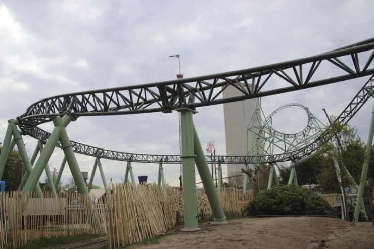 Foto: HANSA-PARK, Kärnan 2015, Bau-Update 06.05.2015
