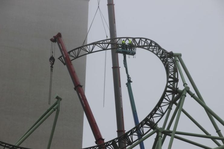 Foto: HANSA-PARK, Kärnan 2015, Bau-Update 24.04.2015