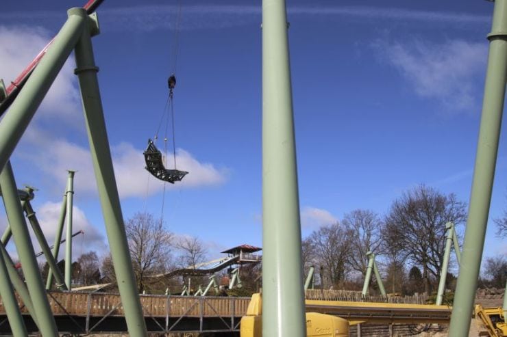 Foto: HANSA-PARK, Kärnan 2015, Bau-Update 08.04.2015