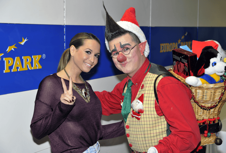 Foto: Europa-Park, Mandy Capristo bei der Radio Regenbogen Christmasparty