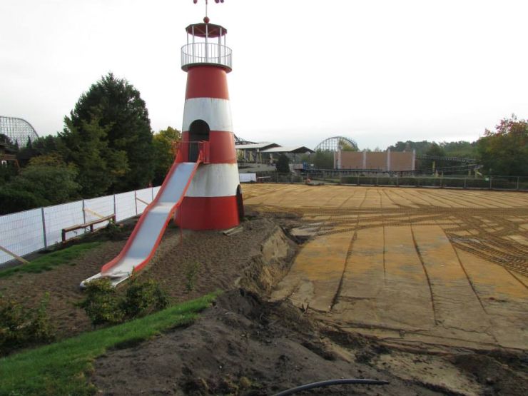 Foto: Heide Park Resort, Wüstenflitzer, Bau-Update 23.02.2015