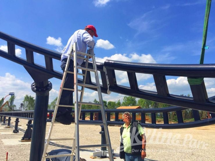 Foto: Skyline Park, Bau-Update Sky Dragster 10.06.2016
