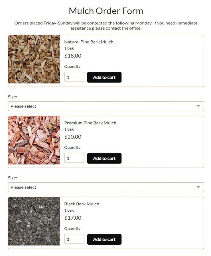mulch order form