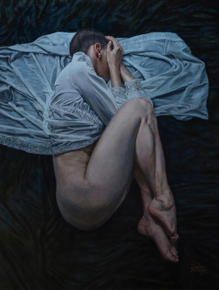 Dave Seeley - See No Evil Zen - figurative painting