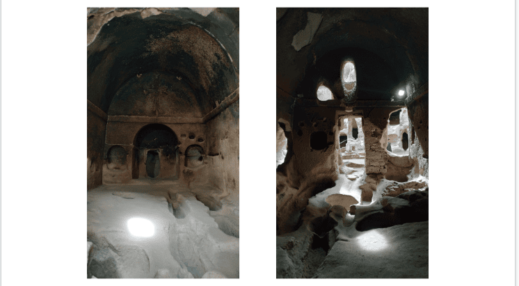 Gümüşler Manastırı 2 farklı açıdan kilise