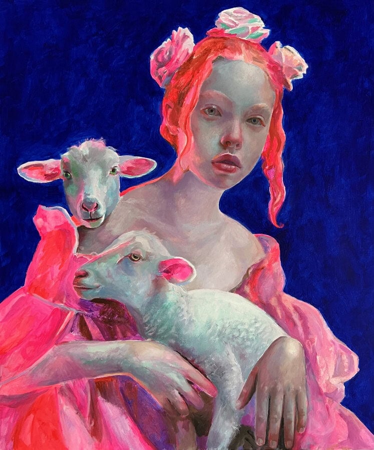 Nadine Tralala - Figurative Painting - 6