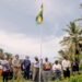 Mauritius plants flag on disputed Chagos Islands