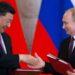 Xi Jinping told Vladimir Putin earlier this month there would be ‘no forbidden areas of cooperation’ in their bilateral relationship. Photograph Alexei DruzhininAP