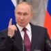 ussian President Vladimir Putin gestures as he speaks during a video emergency meeting of the Council of the Collective Security Treaty Organization (CSTO) focused on the situation in Kazakhstan in the wake of violent protests, at the Novo-Ogaryovo state residence, outside Moscow, on January 10, 2022. (AFP)