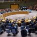 UN Security Council meeting on the maintenance of international peace and security at UN headquarters in New York