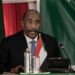 Sudan's President of the Transitional Sovereignty Council Abdel Fattah al-Burhan delivers a speech during the 39th IGAD extraordinary summit in Nairobi on July 5, 2022. - Ethiopian Prime Minister Abiy Ahmed said he met Sudan's coup leader Abdel Fattah al-Burhan in Nairobi on July 5, 2022, on the sidelines of the 39th extraordinary session of the IGAD, and that both committed to "dialogue" to resolve any differences that followed a clash in a volatile border region last month in which Khartoum said that Ethiopian forces had captured and killed Sudanese troops -- claims denied by Addis Ababa (Photo by Tony KARUMBA / AFP) (Photo by TONY KARUMBA/AFP via Getty Images)