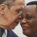 Mr Lavrov, Uganda's President Yoweri Museveni
