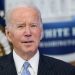 President Joe Biden speaks as he meets with business and labor leaders on Friday, Nov. 18, 2022, in the South Court Auditorium on the White House campus in Washington. (AP Photo/Manuel Balce Ceneta)