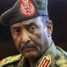 Sudan's top army general Abdel Fattah al-Burhan speaks during a press conference at the General Command of the Armed Forces in Khartoum on October 26, 2021. - Angry Sudanese stood their ground in street protests against a coup, as international condemnation of the military's takeover poured in ahead of a UN Security Council meeting. (Photo by Ashraf SHAZLY / AFP)