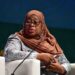 Tanzania's President Samia Suluhu Hassan speaks during the Africa Investment Forum in Marrakech, Morocco on November 8, 2023. PHOTO | COURTESY