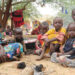 A Sudanese mother and her children take refuge in a town in Chad across the border from Darfur in Sudan.