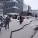 Cracks are seen on the ground in Wajima, Ishikawa prefecture, Japan Monday, Jan. 1, 2024, following an earthquake. Japan issued tsunami alerts Monday after a series of strong quakes in the Sea of Japan. (Kyodo News via AP)ASSOCIATED PRESS