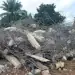 Rubble of famous and historic Onitsha Sports Club