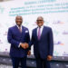 Dr. George Elombi, President and Chairman of the Board of Directors of Afreximbank with Mr. Aliko Dangote, President/Chief Executive, Dangote Industries Limited at Afreximbank’s headquarters in Cairo, Egypt