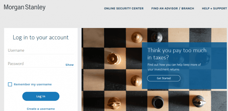 Morgan Stanley Login