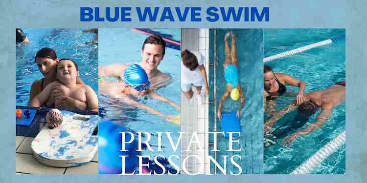 swimming teachers teaching private swimming lessons for pre-school and school-aged children in wimbledon