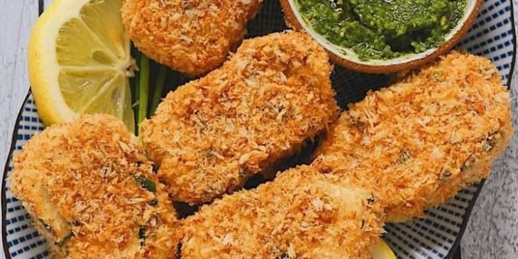 Crispy and juicy Sour Cream & Onion Chick’n Tofu Nuggets