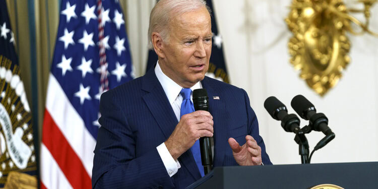 President Biden answers questions during a press conference in the State Dining Room of the White House on Wednesday, November 9, 2022 following the midterm elections.
