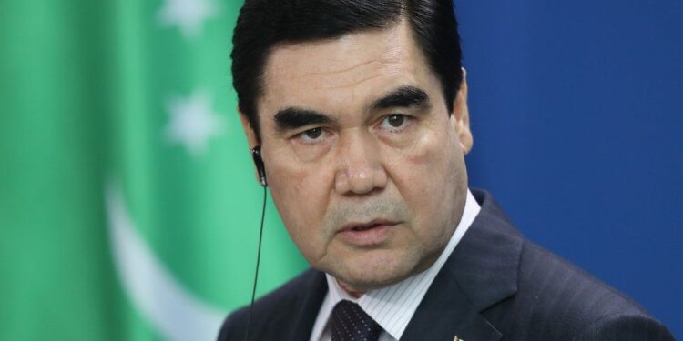 Turkmenistan President Berdymukhamedov