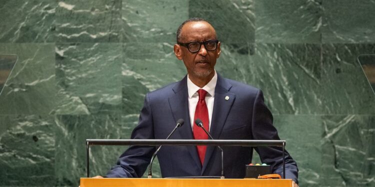 President Paul Kagame of Rwanda addresses the general debate of the General Assembly’s 78th session.