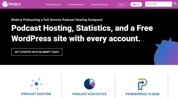 best podcast hosting companies - Blubrry