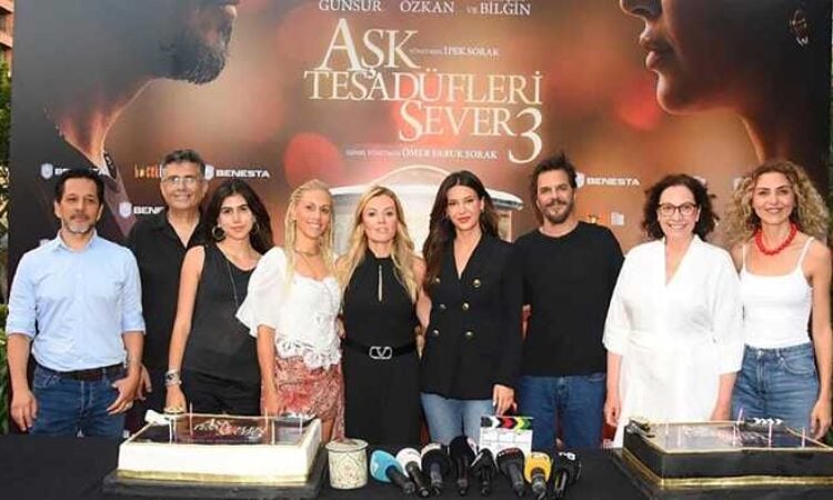Benesta’nın ortak yapımcılığını üstlendiği “Aşk Tesadüfleri Sever 3”ün çekimleri tamamlandı