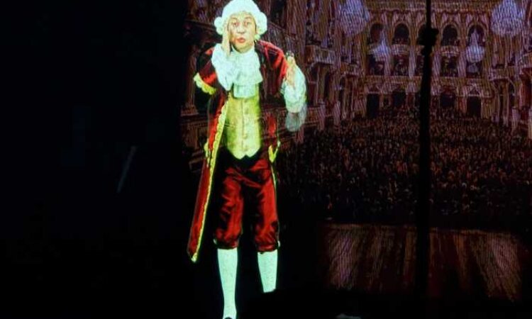 Mozart yüzyıllar sonra hologram teknolojisiyle Beyoğlu’nda sahneye çıkıyor