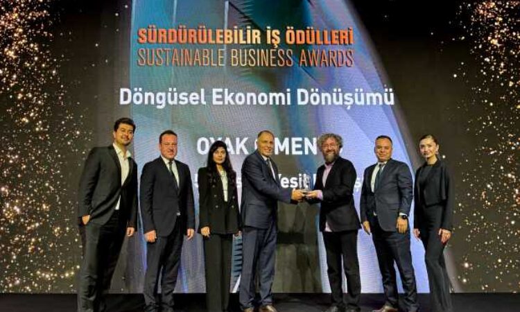 OYAK Çimento’ya “Döngüsel Ekonomi Dönüşümü” ödülü