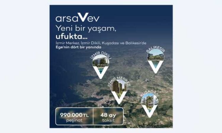 arsaVev’den Ege’de yeni bir yaşam kurma fırsatı
