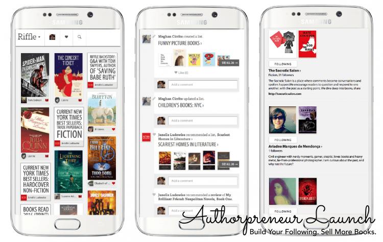 Riffle Chat Bot Book Discovery Authorpreneur