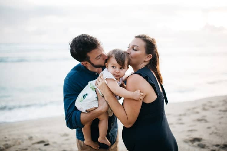 séance photo grossesse à la plage