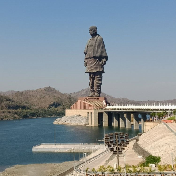 world's tallest statue sardar vallavbhai statue in gujarat