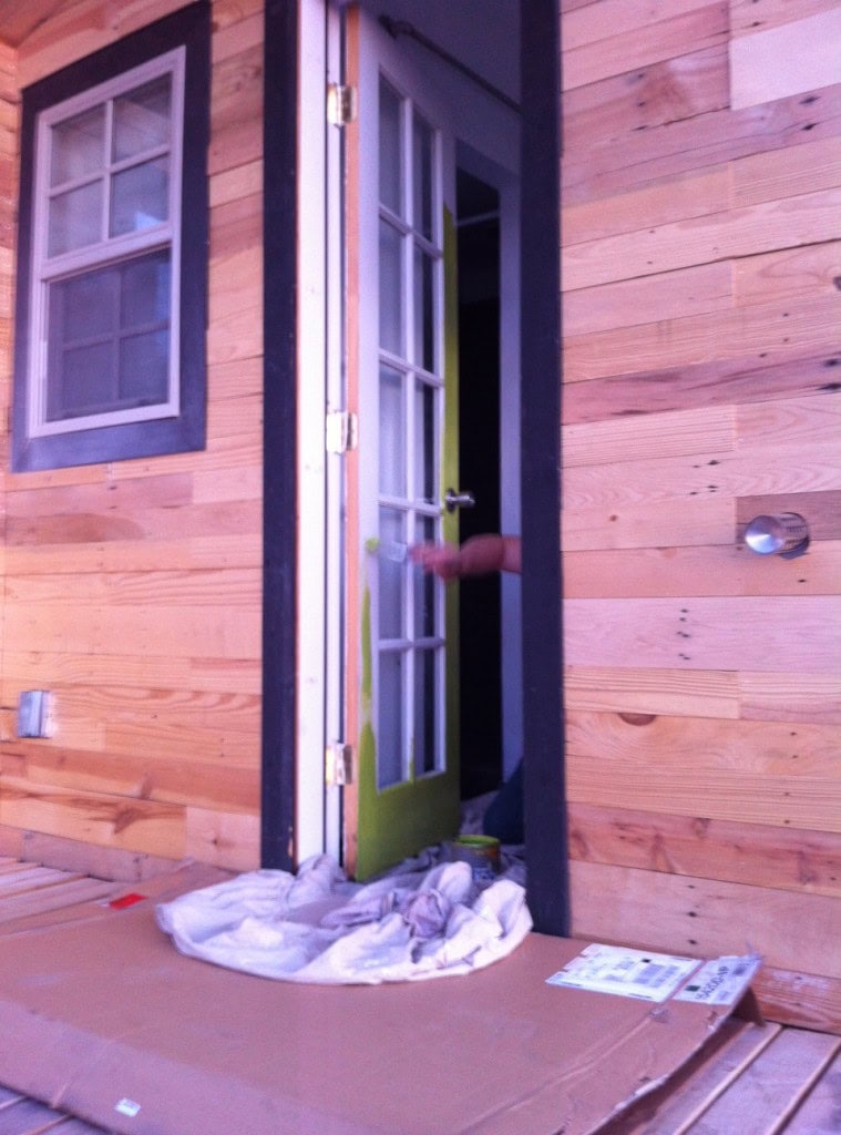 It is a little more yellowy than I picked but there was a mess-up at the paint place and I got a discount because of it :) 