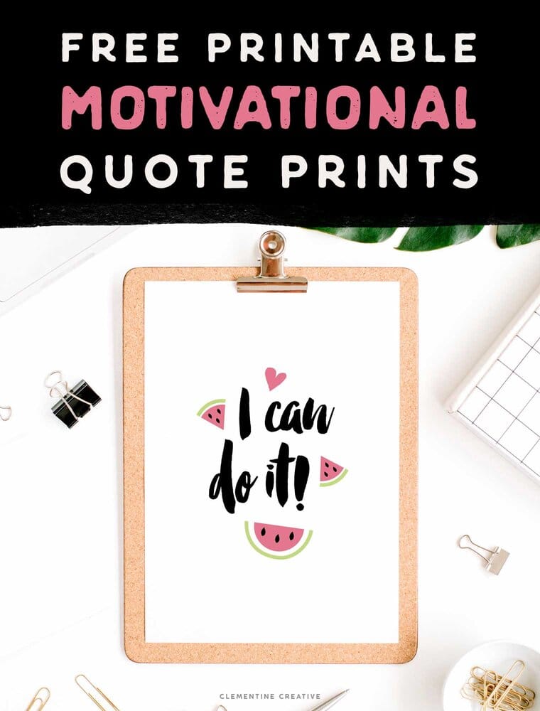 free printable encouragement quote