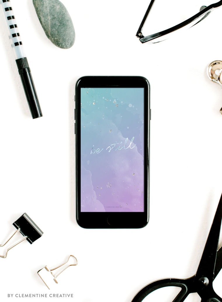 purple watercolor phone wallpaper
