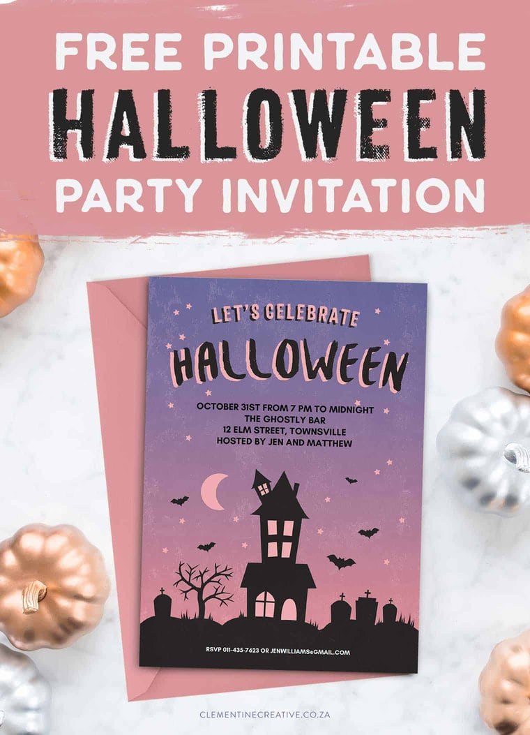 Free Printable Halloween Party Invitation Haunted House free-printable-halloween-party-invitation-haunted-house