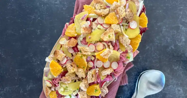 Winter Panzanella Salad