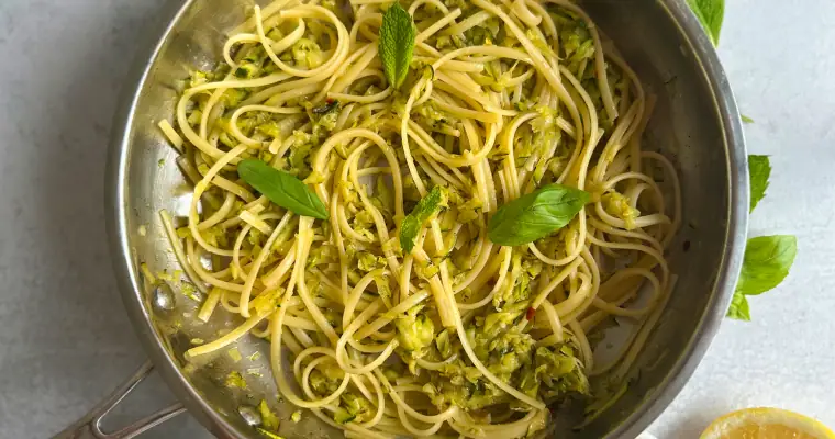 Zucchini Pasta Recipe.