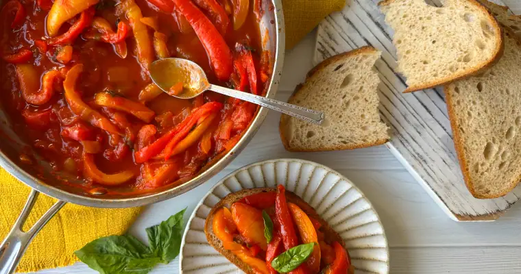 Peperonata (Italian Stewed Peppers)