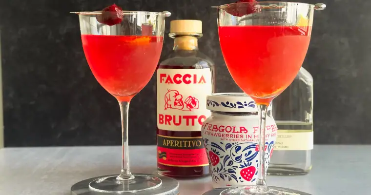 Fragola Amara Tardivo – Late Strawberry Amaro Cocktail