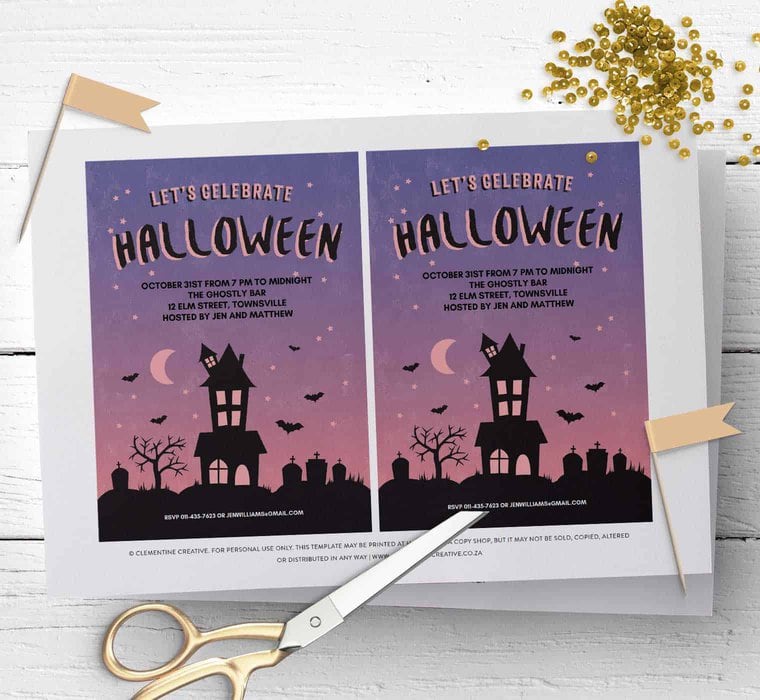 Free Printable Halloween Party Invitation Haunted House free-printable-halloween-party-invitation-haunted-house