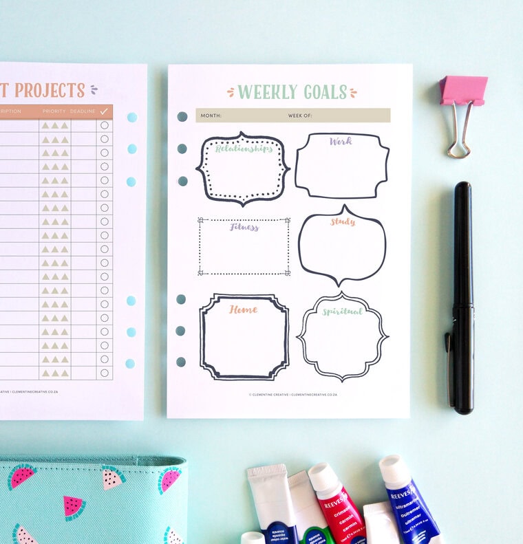 printable life planner