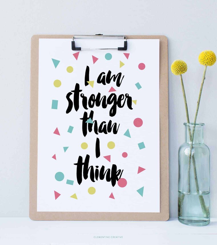 free printable motivational quote prints